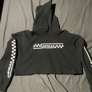 Air walker cropped hoodie